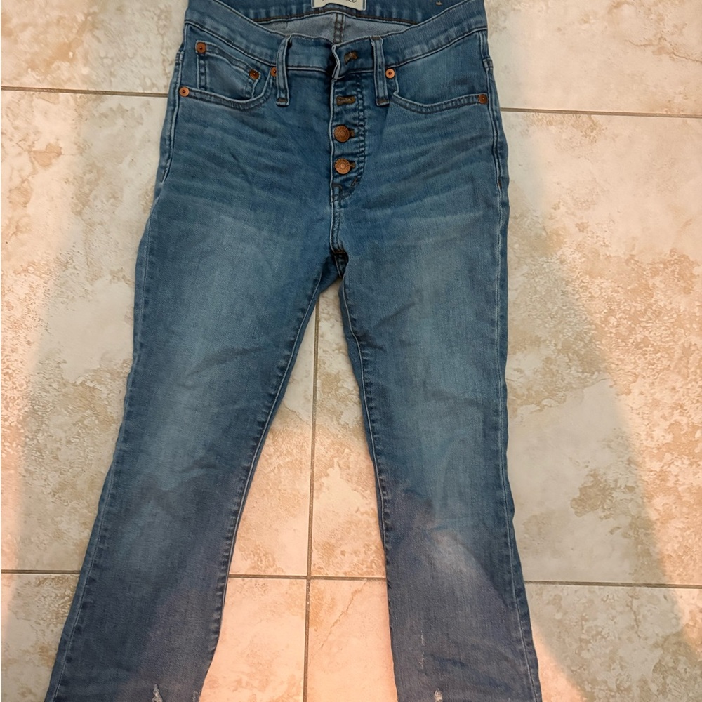 Madewell Blue Ankle Jeans